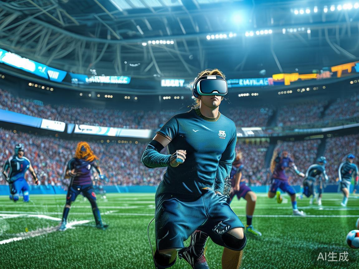 值得一提的是，一些新兴体育游戏整合了虚拟现实（VR